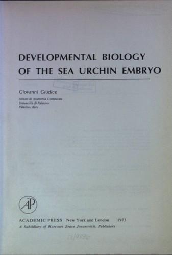 Developmental biology the - developmental,