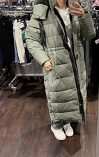 HUNTER Wintermantel / Warmer Mantel Olivgrün Matt Gr S / Winter Jacke Top