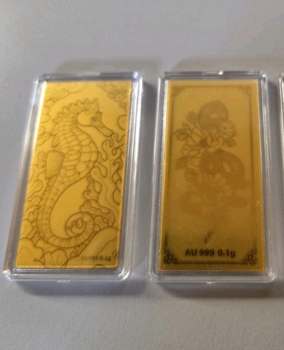 Goldbarren g au 999 - 2x,