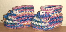 Babyschuhe Erstlingsschuhe * gehäkelt * neu * unbenutzt * weiß pink blau