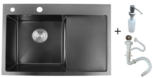 Küchenspüle schwarz
