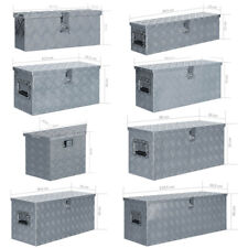 Aluminiumkiste Alu Box Werkzeugbox Transportkiste mehrere Auswahl Silbern