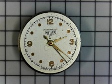 Ersatzwerk Uhrwerk m Ziffernblatt Automatik Heuer AS 1320 ohne Rotor Vintage NOS
