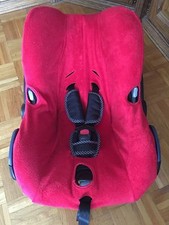 Sommerbezug Schonbezug Frottee für Maxi-cosi Citi City NEU rot