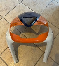 Frontverkleidung VORNE NEU für Keeway RY8 / CPI Hussar 50 orange-blau-weiss