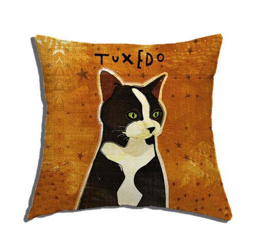 Dekokissen kissen katzenmotiv - dekokissen,