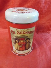 dekorative Blechdose,Firma Suchard,Chocolat Ph. Suchard Neuchatel Suisse,Alter?