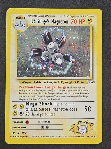 Pokémon surge s magneton - pokémon, surge's