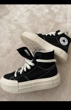 Converse Chuck Taylor All Star Cruise High Black White Plateau Sneaker