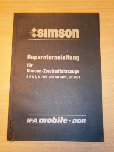 Reparaturanleitung für simson - für,