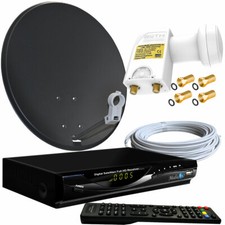 2-Teilnehmer Sat Anlage 80cm