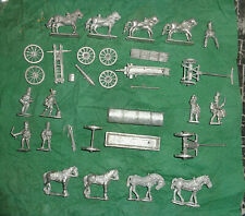 Napoleon_Blücher_Wellington  FRANZÖSISCHER ARTILLERIEZUG - GESCHÜTZ - KANONEN