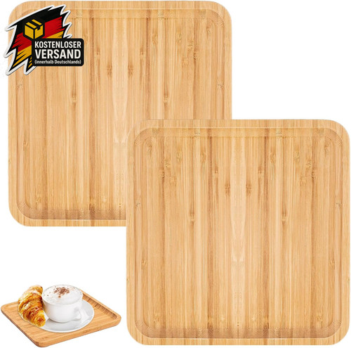 Rundes holztablett für - rundes,