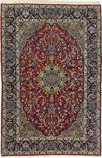 Fine isfahani picture silk - picture, on