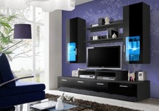 Wohnwand Anbauwand Wohnzimmer
