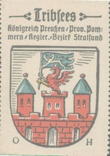 Tribsees / Reklamemarke Kaffee Hag - Wappen - Ortswappen - ( S9)