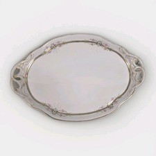 Tablett Porzellan Carl Tielsch antik ca. 42,5x30 cm