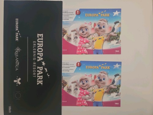 Europa park freikarten - 2×,