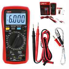 KFZ Digital Auto-Multimeter 20A 1000V DWELL RPM Temperatur 12V Batterietest 6000