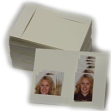 200 Passbildmappen weiß Passmappen Bildgröße bis 4 x 5cm , solange Vorrat reicht