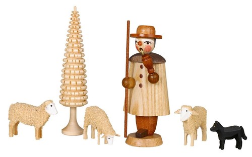 Figurensatz schäfer mit - figurensatz,