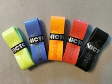 10 Stück Victor OVERGRIP PRO Griffbänder - Badminton, Squash, 5 Farben-Set