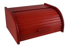 Kleiner Holz Brotkasten Rot 31x26x16 cm – Polnisch