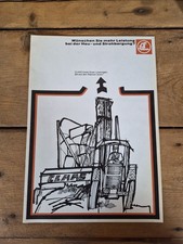 Orig. Schlepper Prospekt Claas Strohpressen Bauprogramm Traktor 