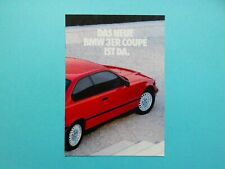 Prospekt / Katalog - BMW 3er E36 - Coupe - 318is, 320i und 325i - 1/1992