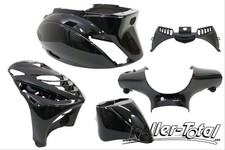 Verkleidungsset schwarz metallic 5 Teile Piaggio ZIP II Style SP 2t + 4t 2000-