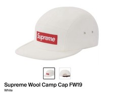 Supreme Wool Camp Cap FW19