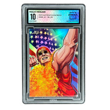 Hulk Hogan 2023 Leaf Metal Anime Nation 36/83 Arena Club 10 #ANB-12