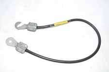 Erdungskabel Massekabel Masseband Auge Haken 0,5m 50cm 10mm2 Ex. Bundeswehr