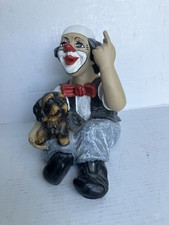 Original Gilde Clown Oldie mit Hund 0,7 Kg schwer sehr seltene Rarität