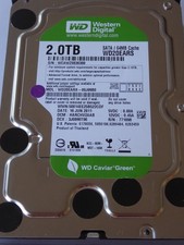 WD20EARS-00J99B0 DCM: HARCHV2AAB 16 JUN 2011 Western Digital WD Caviar Green 2TB