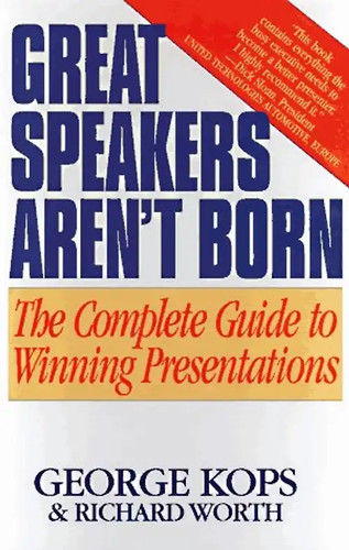 Great speakers aren - speakers, born