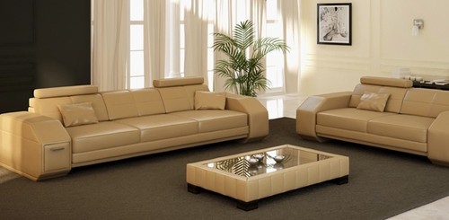 Ledersofa sofagarnitur 1 - ledersofa,