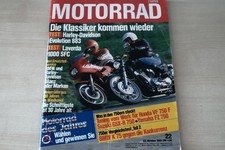 2) Motorrad 22/1985 - Honda VF 750 F mit 90PS bes - Kawasaki Z 750 GT mit 78PS