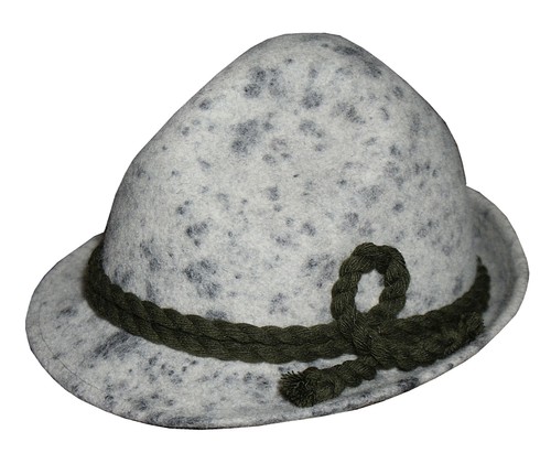 Trachtenhut hellgrau loden - trachtenhut,