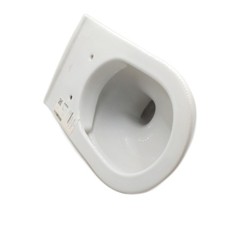 Villeroy & Boch Spülrandloses Wand-WC Targa Style (Mit WC-Sitz, Tiefspüler, Weiß