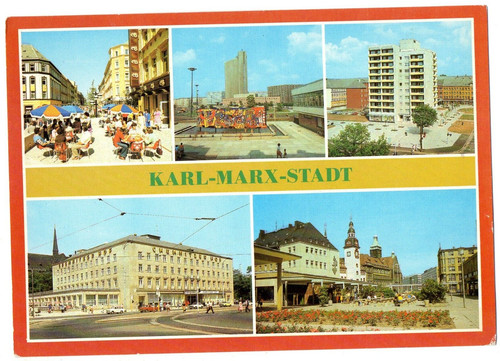 Ansichtskarte karl marx - ansichtskarte,