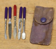Altes Reise-Maniküre Set - ca. 1920-30er Jahre PFEILRING Solingen