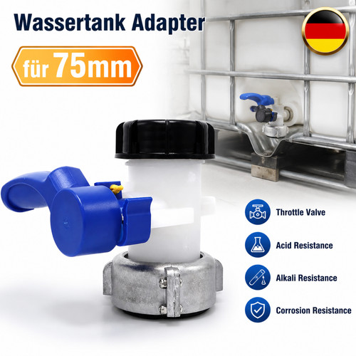 Ibc adapter klappenhahn - ibc,