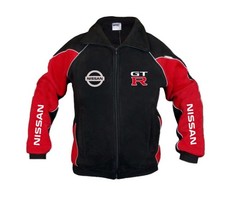 Nissan GTR Fleece jacke Motor Sport Jacket, gestickten Logos, Größe S-XXXL