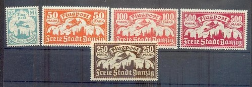Danzig 133 satz mnh - danzig, 133/37