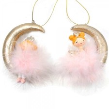 1 Deko-Engel mit Plüsch im