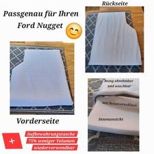 Matratzen-Topper Matratze Sitzbank Ford Transit Nugget  190x130x100x5cm & Tasche