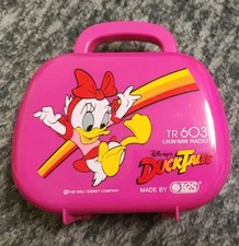 IGS TR 603 UKW / MW Radio - Walt Disney Company Duck Tales - Retro Vintage Pink