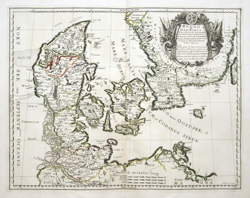 Dänemark original kupferstich - dänemark,