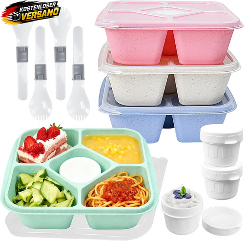 Stück bento snackbox mit - 4,
